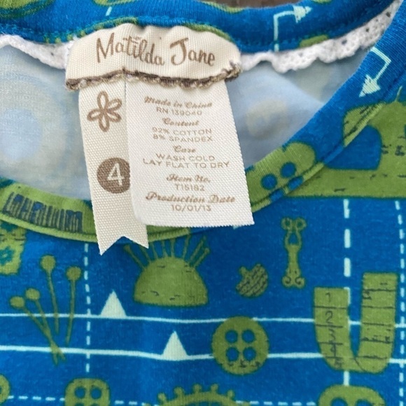 MATILDA Jane tshirt size 4 - Picture 2 of 6